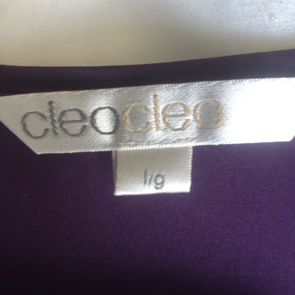 Cleo Purple Top with Roses - Picture 7 of 8